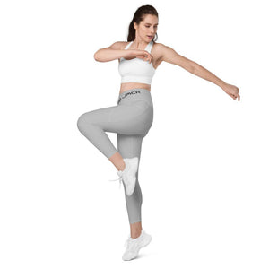 Crossover Leggins with pockets Logs 1 Silver B FR GIO JACK