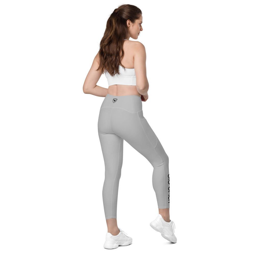 Crossover Leggins with pockets Logs 1 Silver B FR GIO JACK