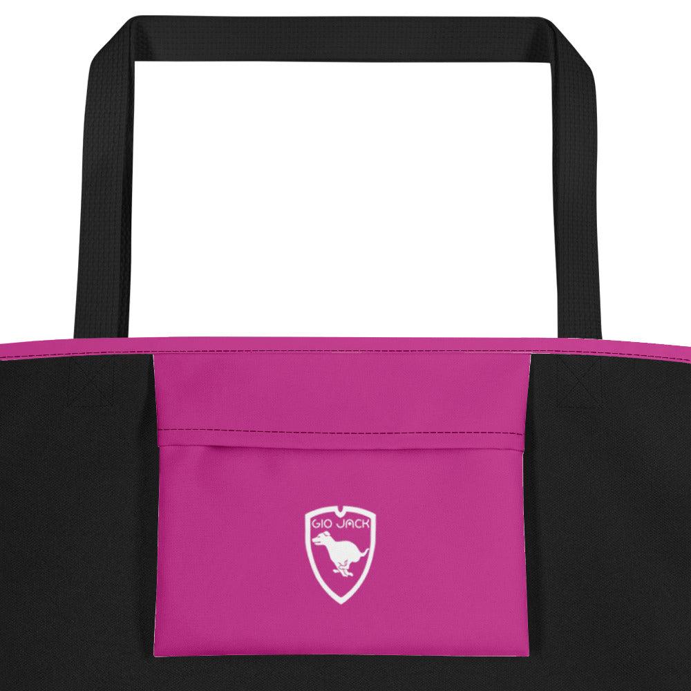 Beach Bag Logs Purple W FRI GIO JACK