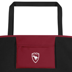 Beach Bag Logs Bordeaux W GIO JACK