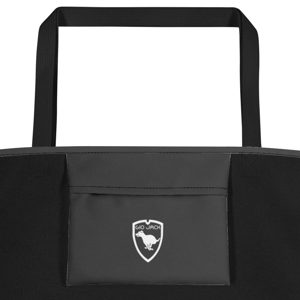 Beach Bag Logs Dark Grey W GIO JACK