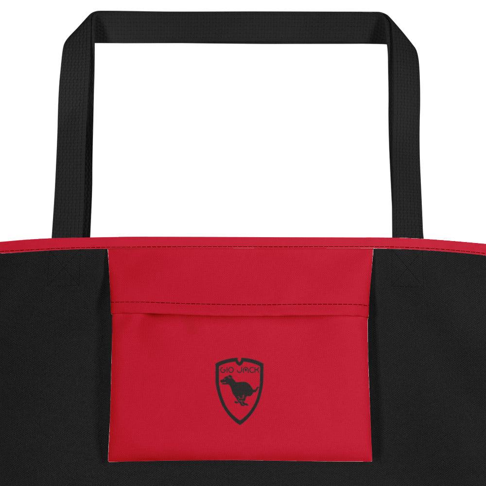 Beach Bag Logs Red B FRI GIO JACK