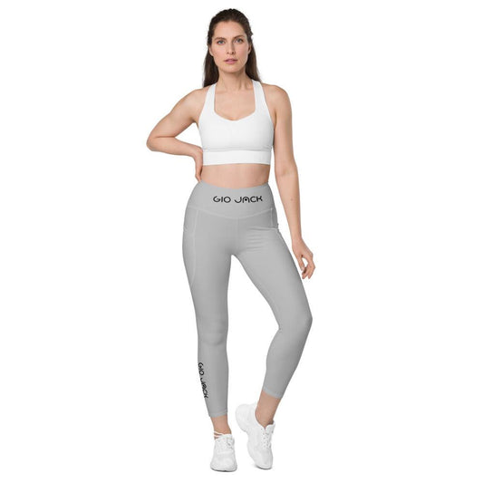 Leggins with pockets Logs 1 Silver B FR GIO JACK