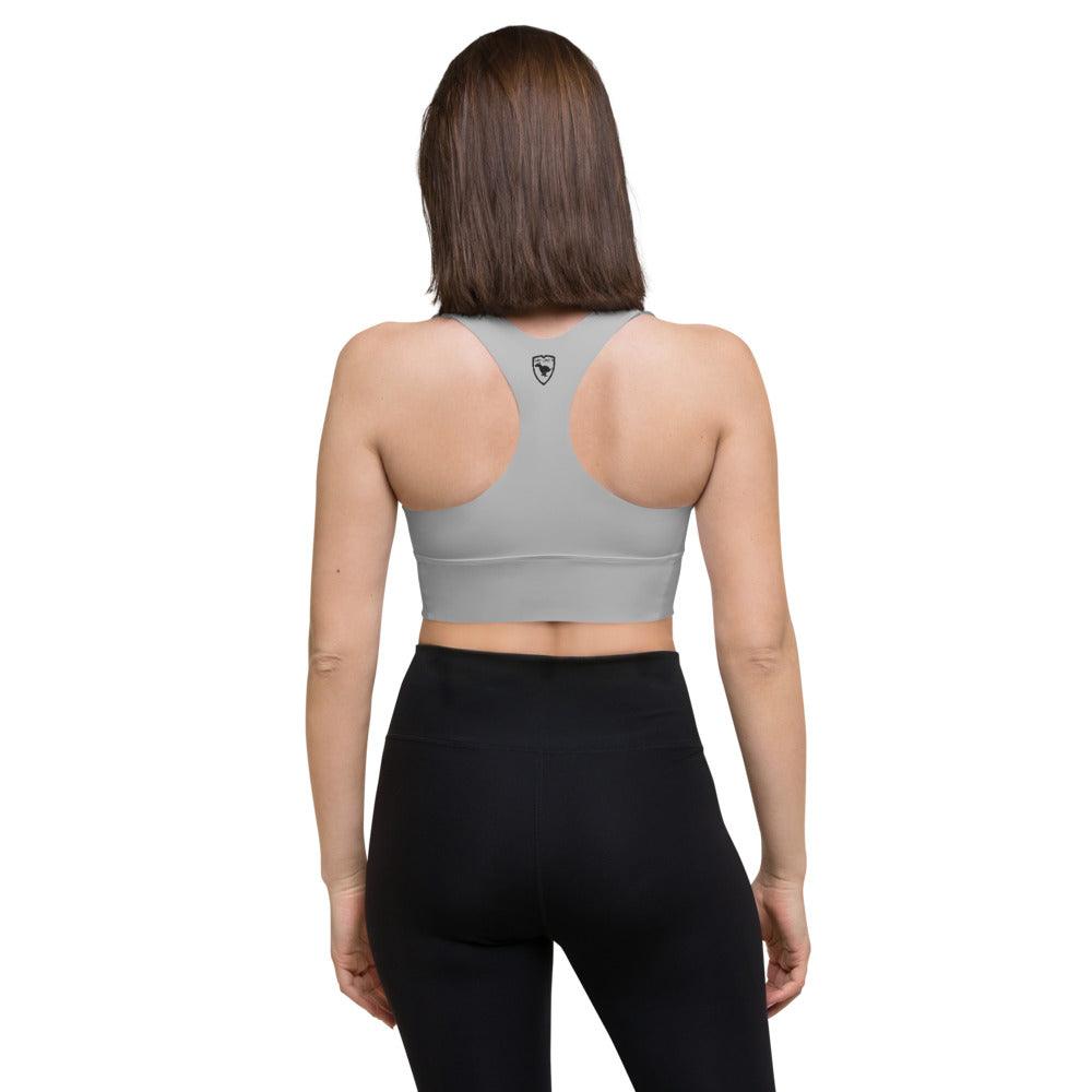 Longline Sports bra Logs 1 Silver B FR GIO JACK