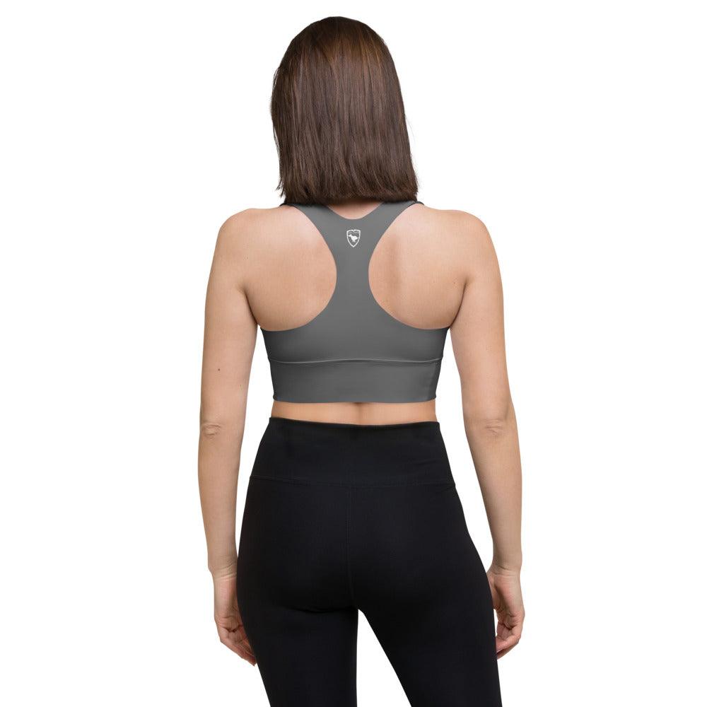 Longline Sports bra Logs 1 Grey W FR GIO JACK