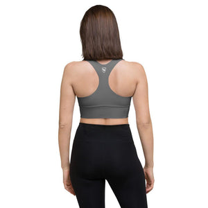 Longline Sports bra Logs 1 Grey W FR GIO JACK