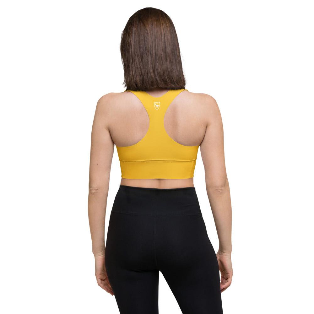 Longline Sports bra Logs 1 Yellow W FR GIO JACK