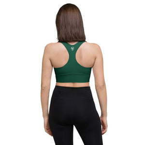 Longline Sports bra Logs 1 British Racing Green W FR GIO JACK