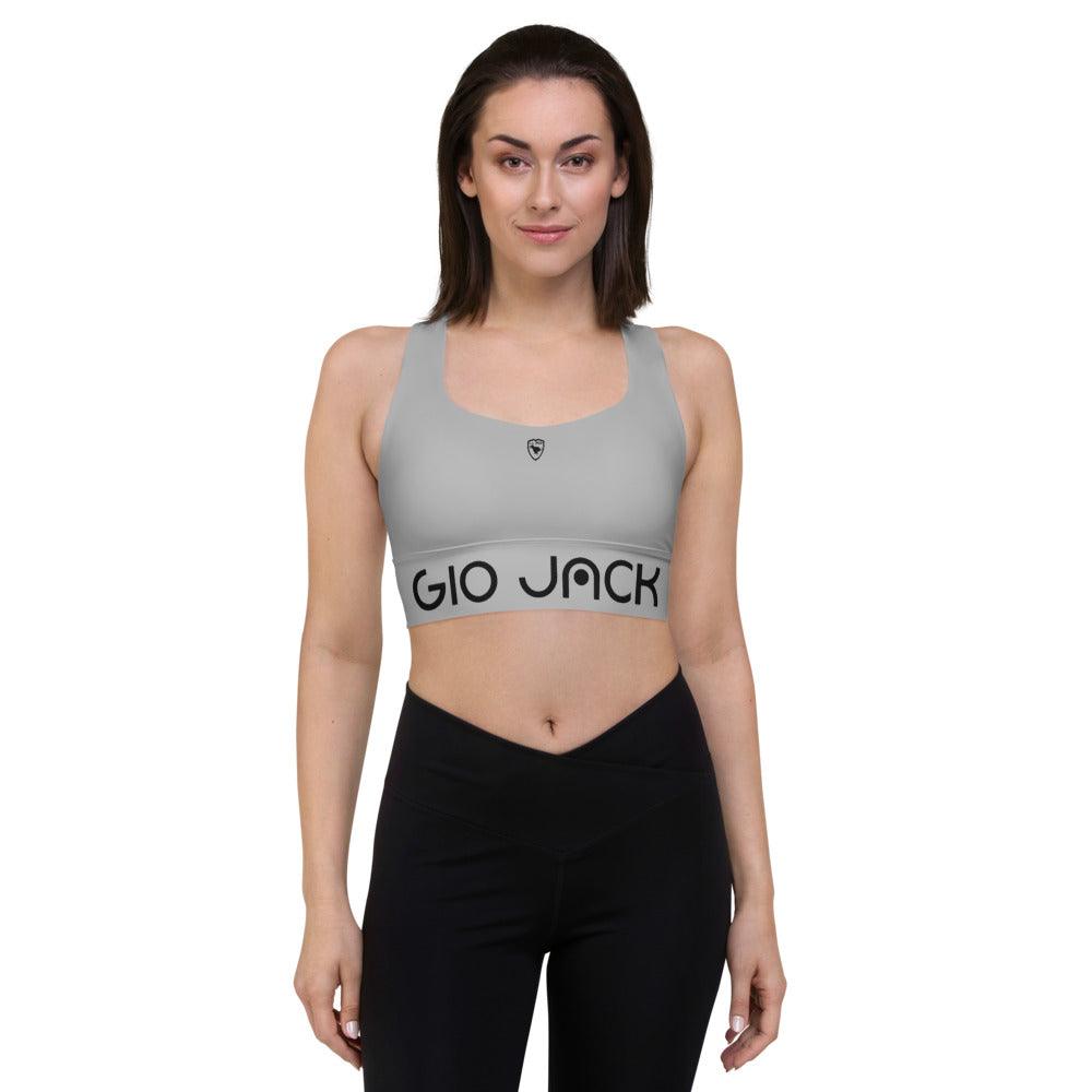 Longline Sports bra Logs 1 Silver B FR GIO JACK