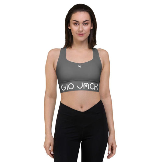 Longline Sports bra Logs 1 Grey W FR GIO JACK