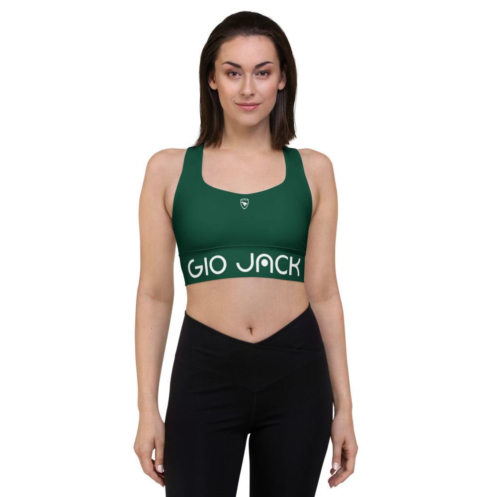 Longline Sports bra Logs 1 British Racing Green W FR GIO JACK