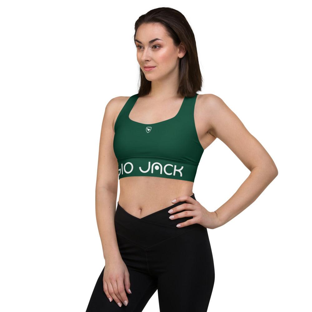 Longline Sports bra Logs 1 British Racing Green W FR GIO JACK