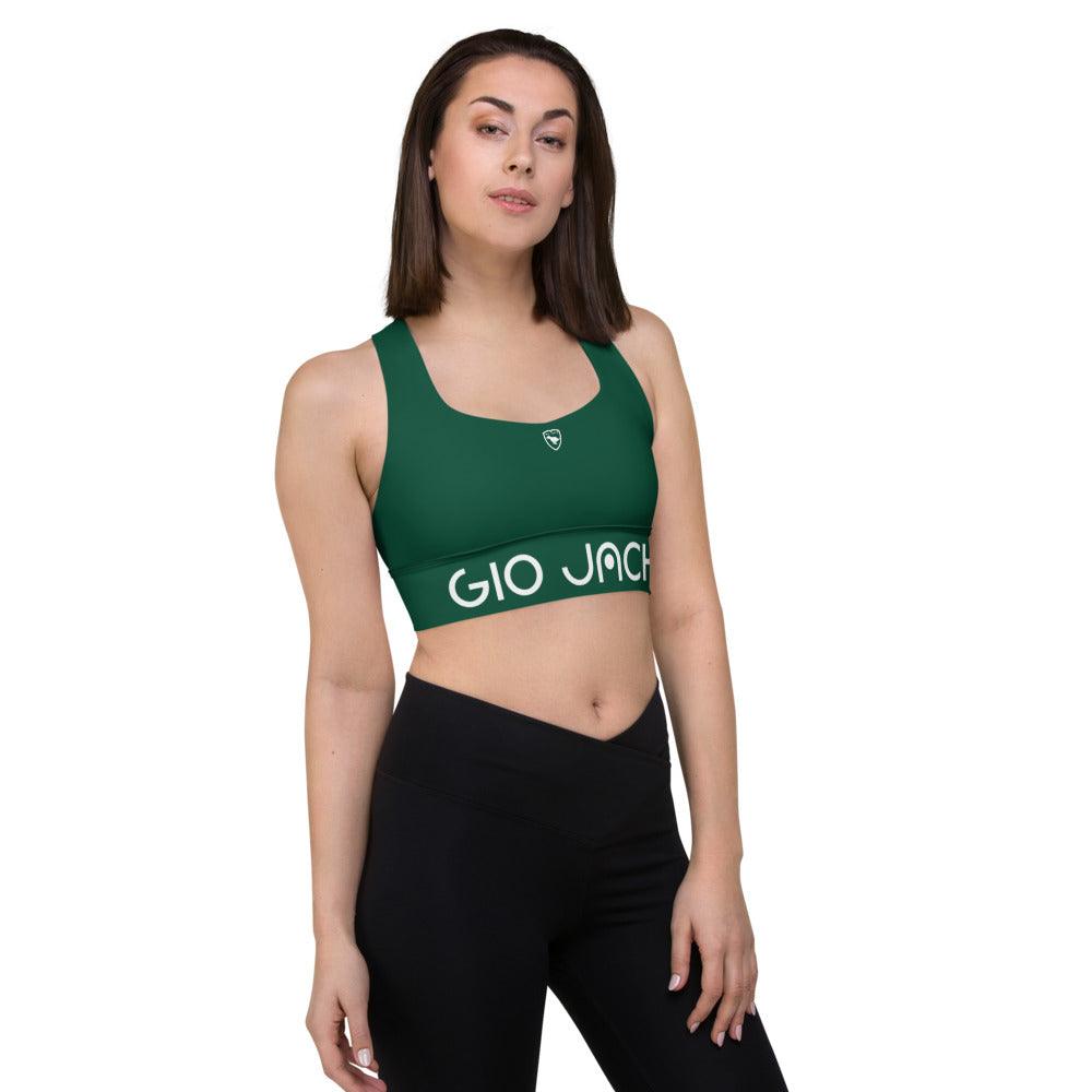 Longline Sports bra Logs 1 British Racing Green W FR GIO JACK