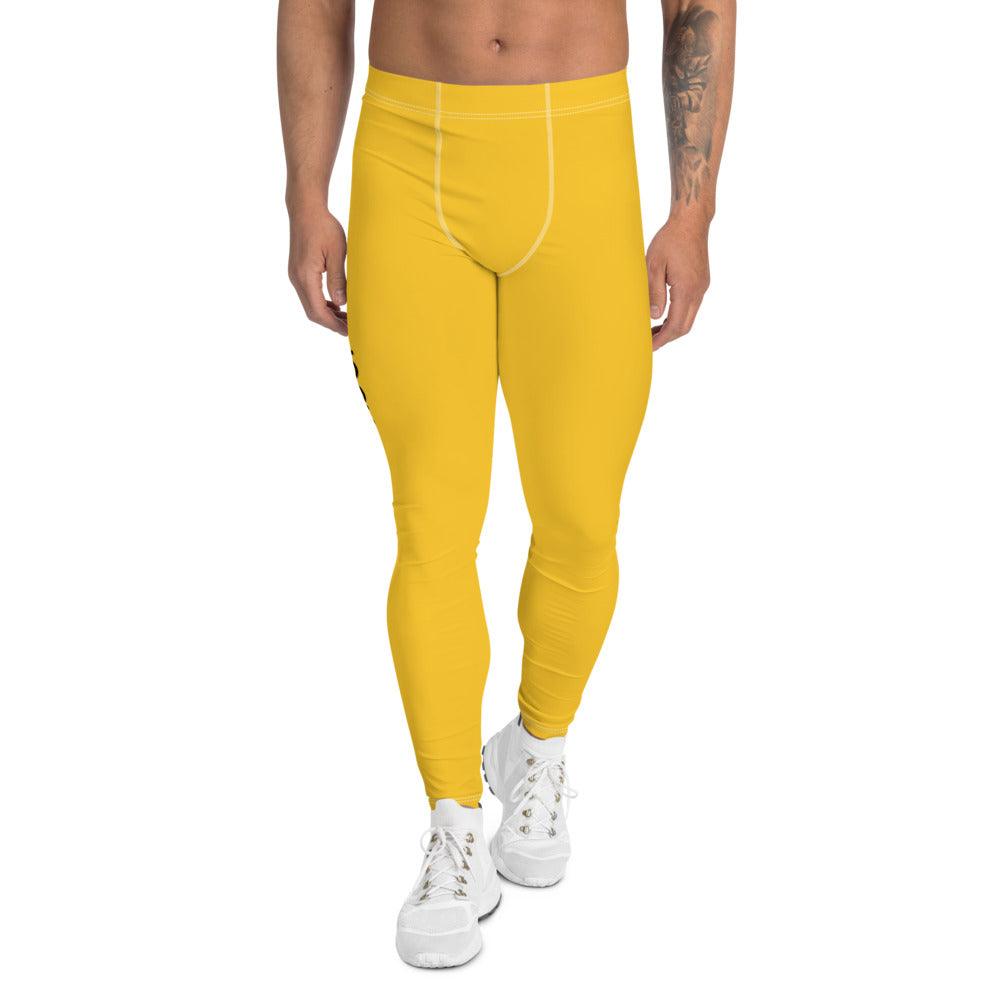 Men's Leggins Logs 1 Yellow B GIO JACK