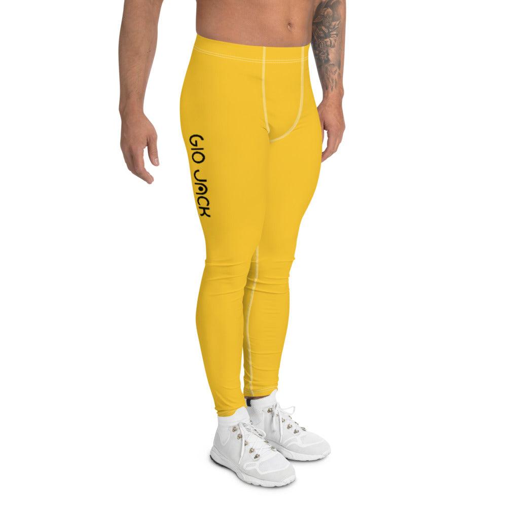 Men's Leggins Logs 1 Yellow B GIO JACK