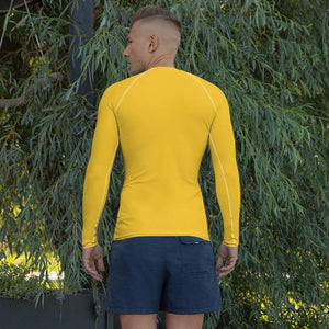 Men's Rash Guard Logo 1 Yellow B F GIO JACK