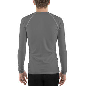 Men's Rash Guard Logo 1 Grey W F GIO JACK
