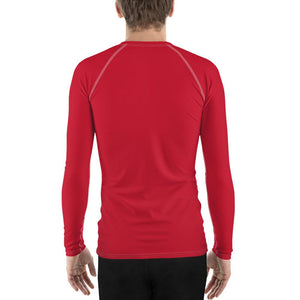 Men's Rash Guard Logo 1 Red W F GIO JACK