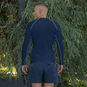 Men's Rash Guard Logs Navy W F GIO JACK
