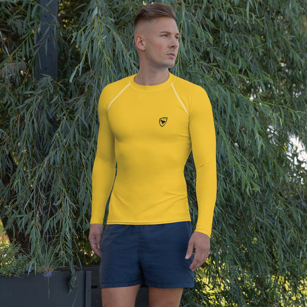 Men's Rash Guard Logo 1 Yellow B F GIO JACK