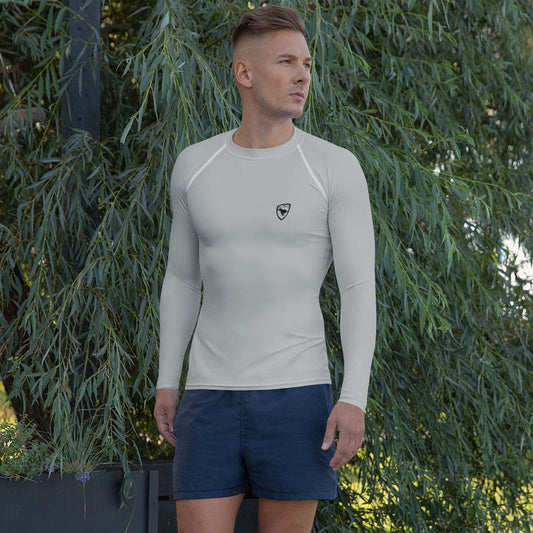 Men's Rash Guard Logo 1 Silver B F GIO JACK