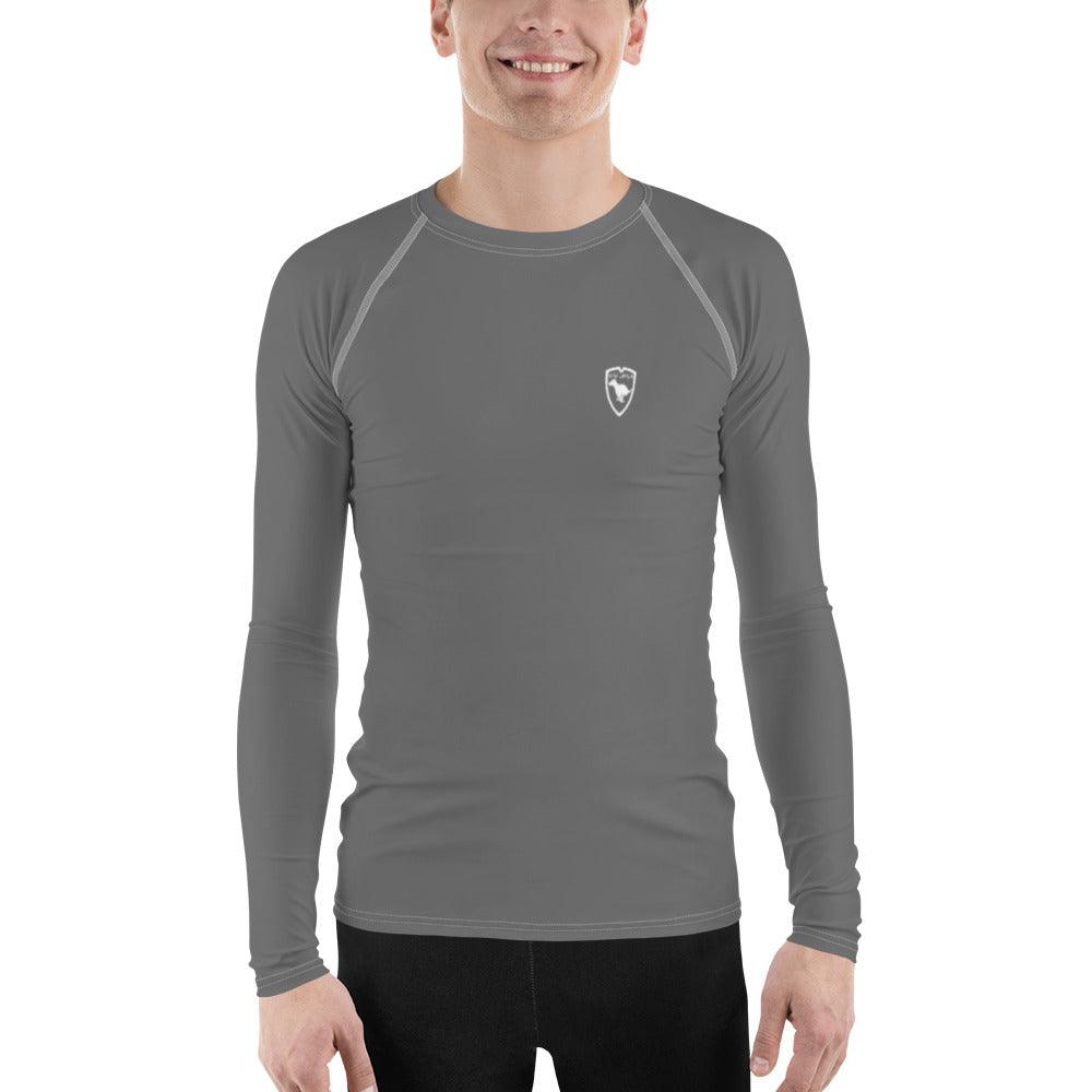 Men's Rash Guard Logo 1 Grey W F GIO JACK