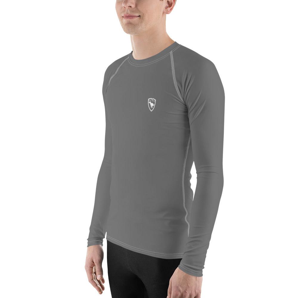 Men's Rash Guard Logo 1 Grey W F GIO JACK