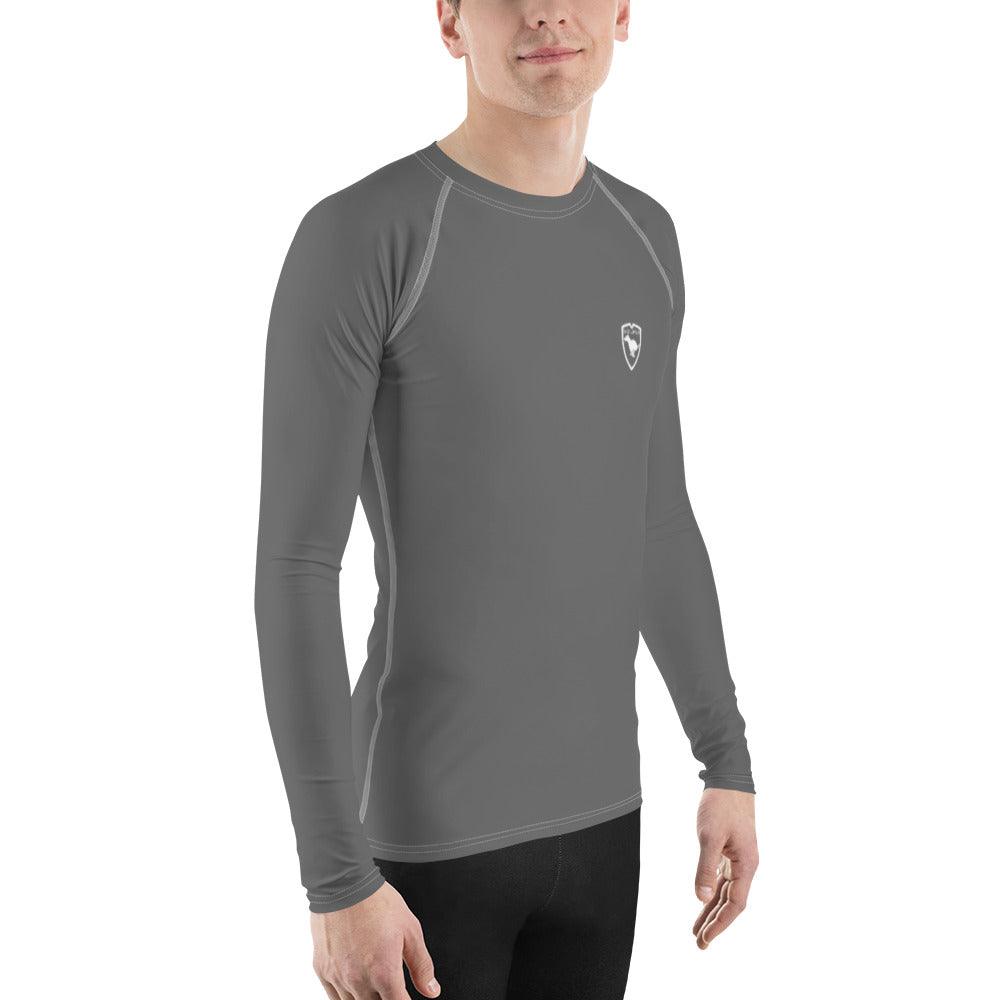 Men's Rash Guard Logo 1 Grey W F GIO JACK
