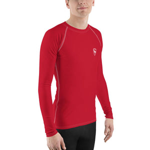 Men's Rash Guard Logo 1 Red W F GIO JACK