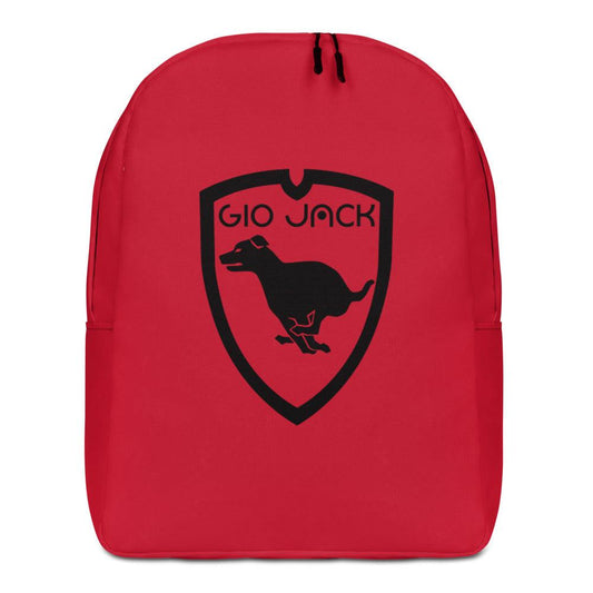 Backpack Logo 1 Red B F GIO JACK