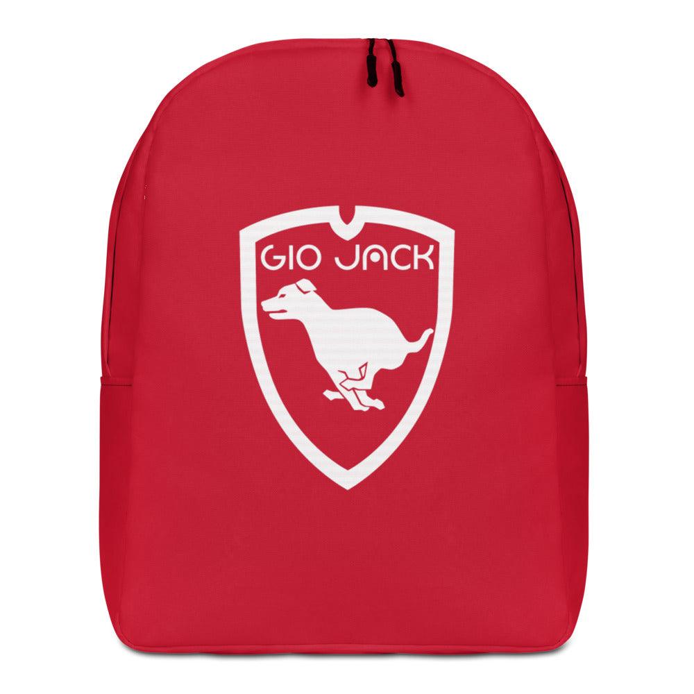 Backpack Logo 1 Red W F GIO JACK