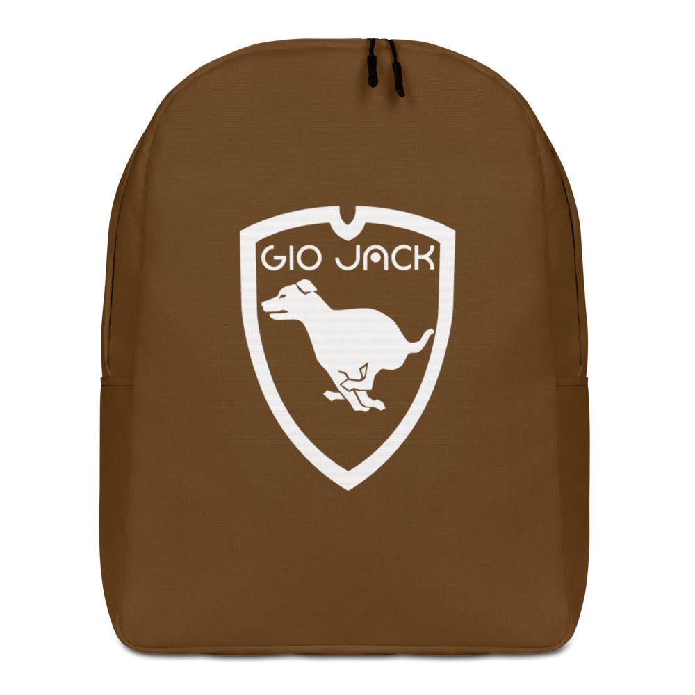 Backpack Logo 1 Brown W F GIO JACK