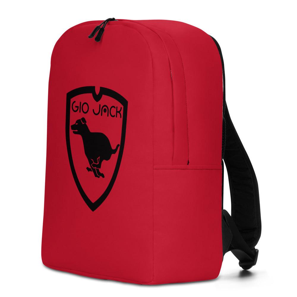 Backpack Logo 1 Red B F GIO JACK