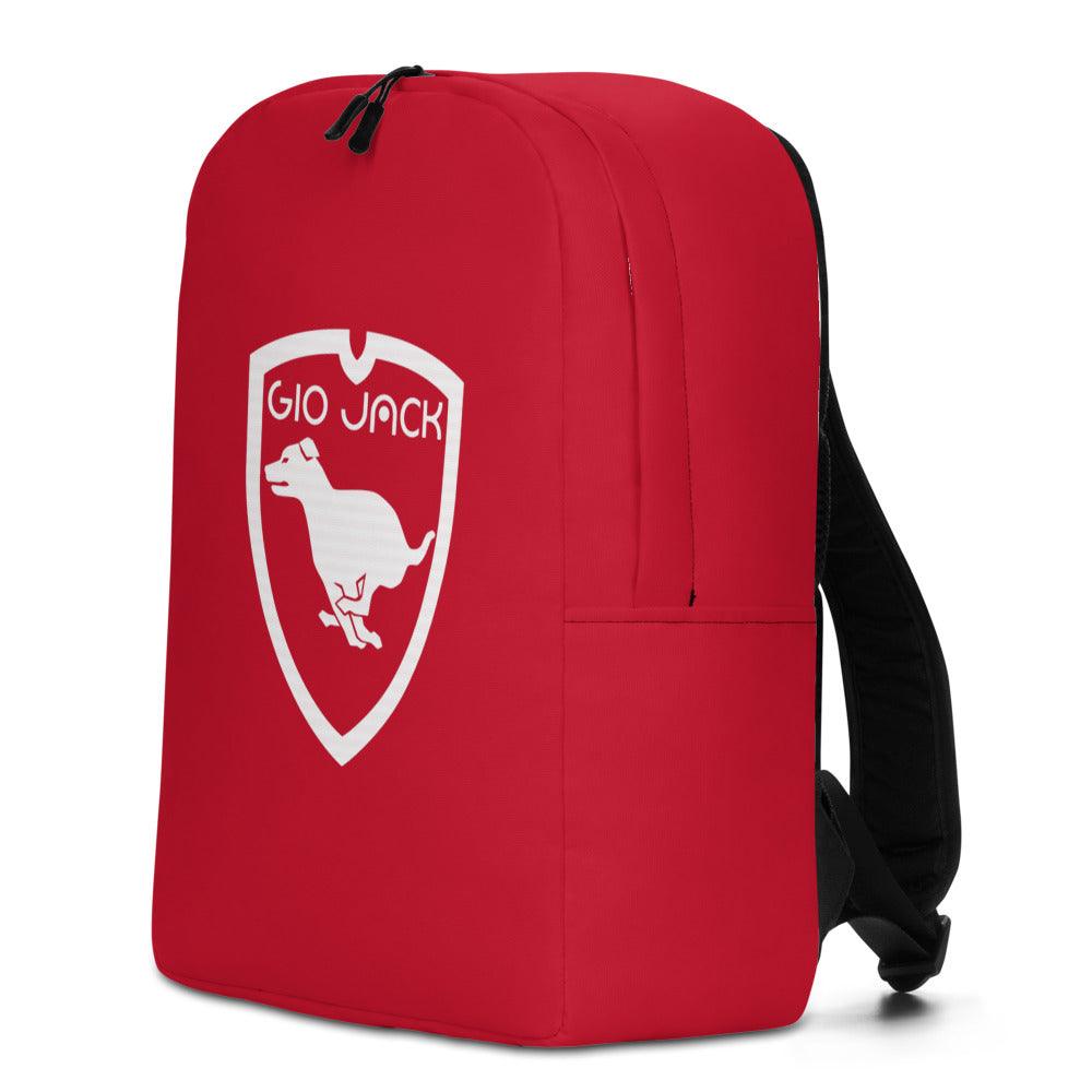 Backpack Logo 1 Red W F GIO JACK