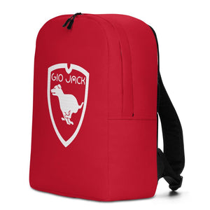 Backpack Logo 1 Red W F GIO JACK