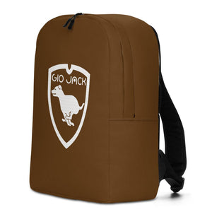 Backpack Logo 1 Brown W F GIO JACK