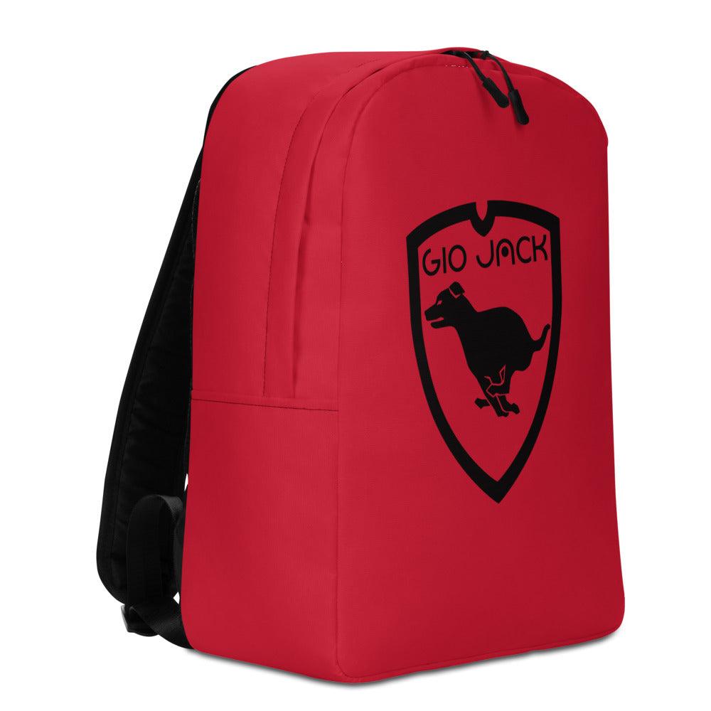 Backpack Logo 1 Red B F GIO JACK