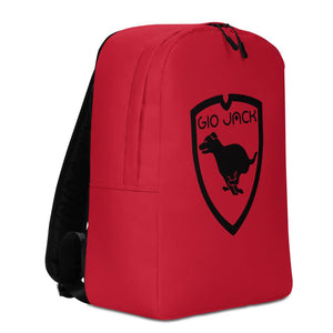 Backpack Logo 1 Red B F GIO JACK