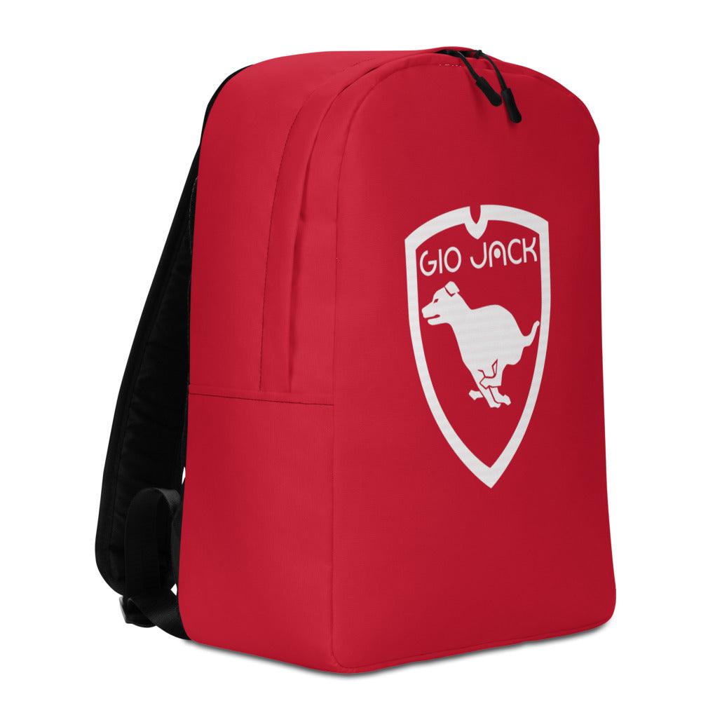 Backpack Logo 1 Red W F GIO JACK