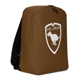 Backpack Logo 1 Brown W F GIO JACK