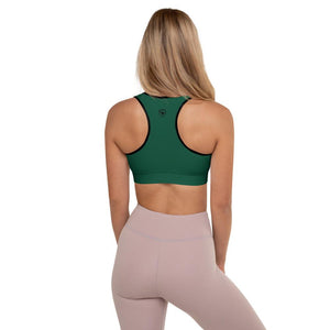 Padded Sports Bra Logs British Racing Green B FR GIO JACK