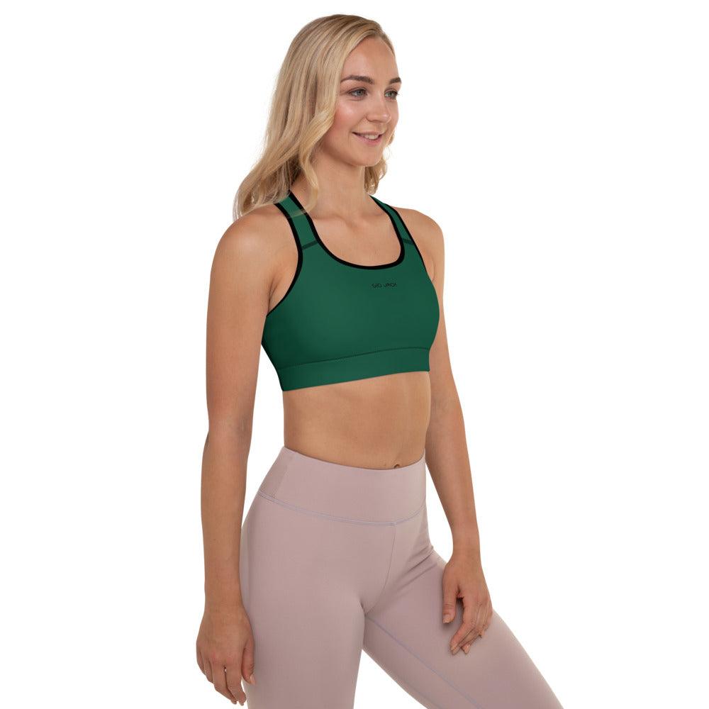 Padded Sports Bra Logs British Racing Green B FR GIO JACK
