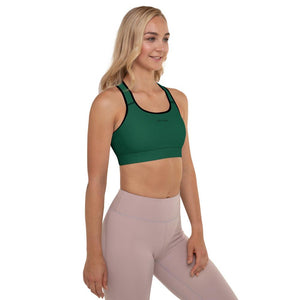 Padded Sports Bra Logs British Racing Green B FR GIO JACK