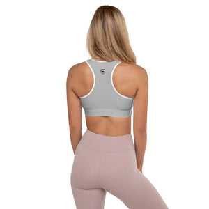 Padded Sports Bra Logs Silver B FR GIO JACK