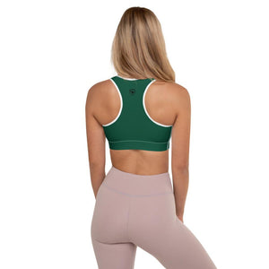 Padded Sports Bra Logs British Racing Green B FR GIO JACK