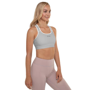 Padded Sports Bra Logs Silver B FR GIO JACK