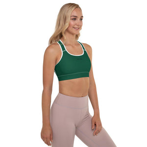 Padded Sports Bra Logs British Racing Green B FR GIO JACK