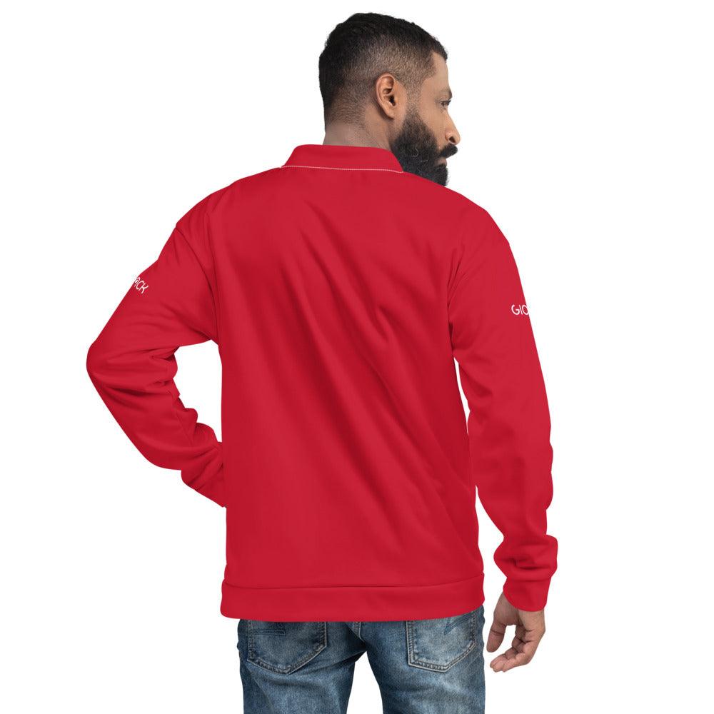 Bomber Jacket Logo 1 Red W FS GIO JACK
