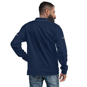 Bomber Jacket Logo 1 Navy W FS GIO JACK