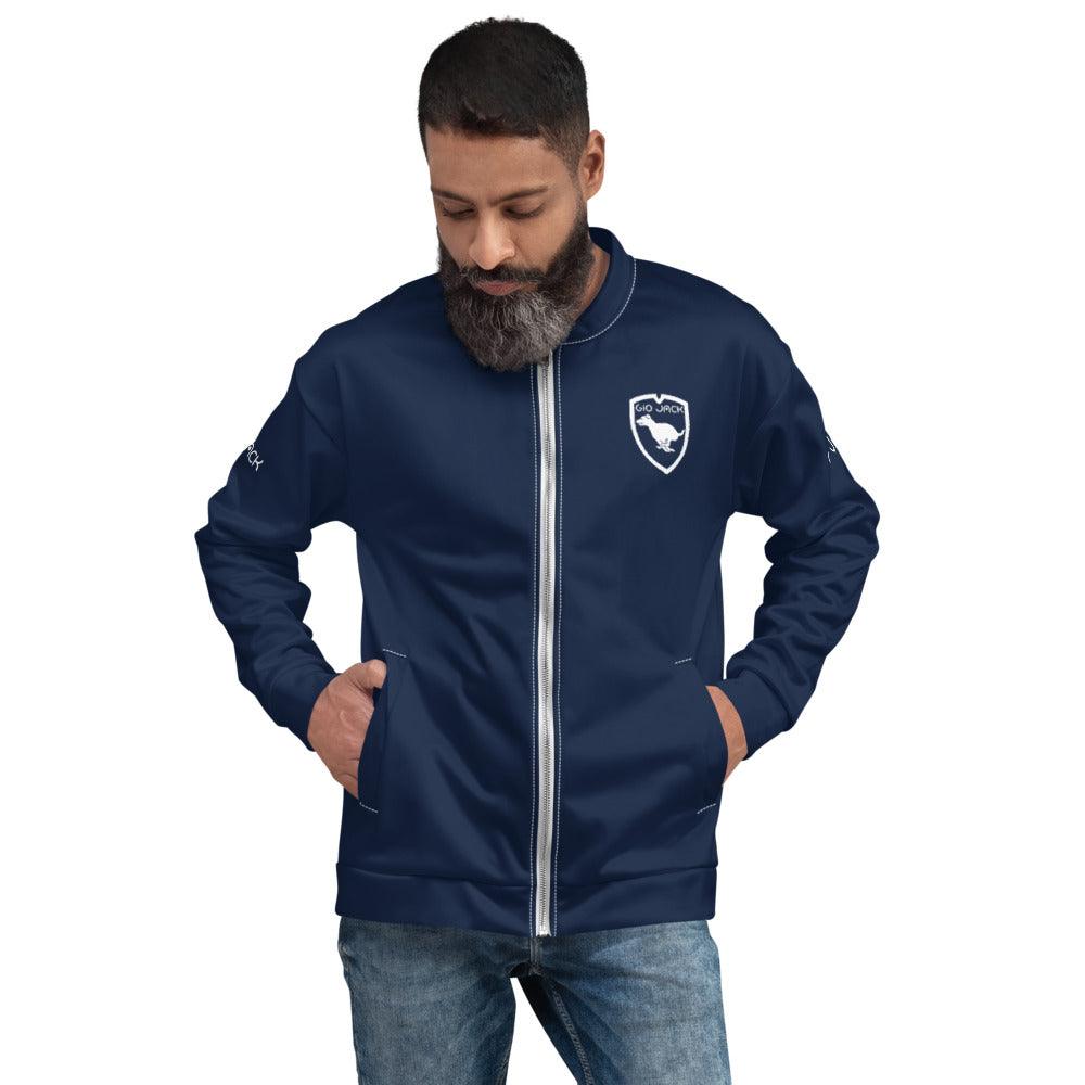 Bomber Jacket Logo 1 Navy W FS GIO JACK